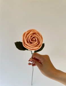 Felt Rose